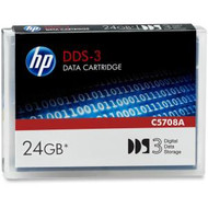 C5708A - HP DAT DDS-3 Data Cartridge - DDS-3 - 12 GB / 24 GB - 410.10 ft Tape Length