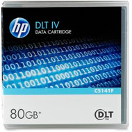 C5141F - HP DLT-4000 Data Cartridge - DLTtapeIV - 40 GB / 80 GB - 1827.43 ft Tape Length