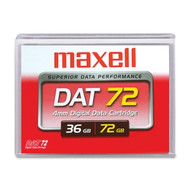 200200 - Maxell 200200 DAT Data Cartridge - DAT - 36 GB / 72 GB - 557.74 ft Tape Length