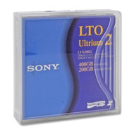 LTX200GWW - Sony LTO Ultrium 2 Tape Cartridge - LTO-2 - 200 GB / 400 GB - 1998.03 ft Tape Length