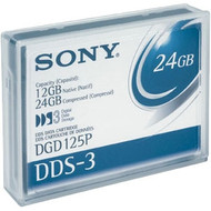 DGD125P//AWW - Sony DDS -3 Tape Cartridge - DAT DDS-3 - 12GB / 24GB