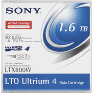LTX800W - Sony LTX800W LTO Ultrium 4 WORM Data Cartridge - LTO-4 - WORM - 800 GB / 1.60 TB - 2690.29 ft Tape Length