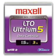 229323 - Maxell LTO Ultrium 5 Data Cartridge - LTO-5 - 1.50 TB / 3 TB