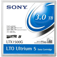LTX1500G/BC - Sony LTX1500G/BC LTO Ultrium 5 Data Cartridge with Barcode Labeling - LTO-5 - Labeled - 1.50 TB / 3 TB