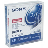 LTX1500W/BC - Sony LTX1500W/BC LTO Ultrium 5 WORM Data Cartridge with Barcode Labeling - LTO-5 - WORM - Labeled - 1.50 TB / 3 TB