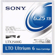 20LTX2500GBC - Sony LTO Ultrium 6 Data Cartridge - LTO-6 - 2.50 TB / 6.25 TB - 20 Pack
