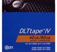 09W080 - Dell DLTtapeIV Data Cartridge - DLTtapeIV - 40 GB / 80 GB - 557 ft Tape Length