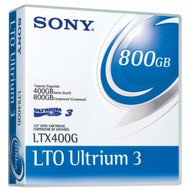 LTX400G/4 - Sony LTO3 Ultrium Data Cartridge, 400GB/800GB - LTO-3 - 400 GB / 800 GB - 2230.97 ft Tape Length