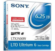 LTX2500W - Sony LTO Ultrium-6 Data Cartridge - LTO-6 - 2.50 TB / 6.25 TB - 2775.59 ft Tape Length