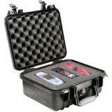 1400-000-150 - Pelican 1400 Shipping Case with Foam - Internal Dimensions: 11.81" Length x 8.87" Width x 5.18" Height - External Dimensions: 13.4" Length x 11.6" Width x 6" Depth - 2.32 gal - Double Throw Latch Closure - Copolymer - Orange - For Mili