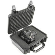 1200-000-180 - Pelican 1200 Case with Foam - Internal Dimensions: 9.25" Length x 7.12" Width x 4.12" Depth - External Dimensions: 10.6" Length x 9.7" Width x 4.9" Depth - 1.20 gal - Double Throw Latch Closure - Copolymer - Silver - For Equipment