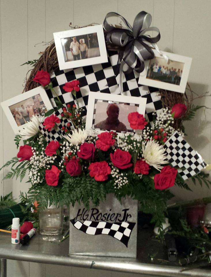 Racing and Race Car Tributes The Bloom Closet Florist Augusta GA The