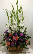 Tall Sympathy Basket from The Bloom Closet Florist in Martinez, GA