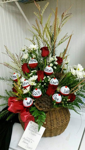 Fishing Floaters Tribute Basket at The Bloom Closet Florist