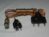 Saber Body Cord with Black Plug and Clear Wire

Interchangeable with Foil body cord