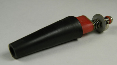 Bayonet.Plug that can be used with Foil or with Saber. Side view.