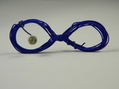 Standard (German) Wire with Contact, cotton insulation