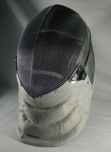 Side View-Saber Mask with a washable, removable inner lining. CE protection level, 800 Newton Protection for Mesh, 350 Newton Protection for Bib. Excellent mask for Beginning / Intermediate fencer for training and local tournaments. 
Washing Instruction: 
For best results, let lining soak in water with a gentle detergent for a short period of time and let air dry. We do not recommend putting it in the washing machine or dryer. 