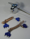 Complete your equipment set with the electric gear needed to meet the requirements to compete:

1x Epeé complete electric weapon, assembled to meet the desire of the fencer

2x Body Cords

**Note: Chest Protector is MANDATORY for girls and women when fencing in tournaments (optional for boys and men), but is highly recommended to wear it whenever you are actually fencing, even practicing, with another person.

Chest Protectors may be purchased with Electric Set at a discounted price.