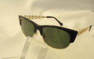 vintage sunglasses black and gold