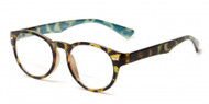 Retro Rd Bifocal  Reading Glasses/Teal 