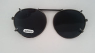 round polarized clipOn sunglasses smoke 46mm
GUNMETAL/SMOKE