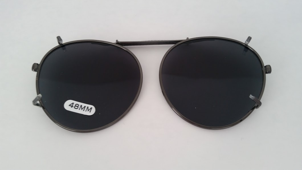 round clip on sunglasses