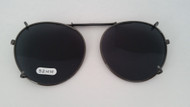 round polarized clipOn sunglasses 52mm
GUNMETAL/SMOKE