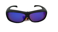 polarized blue mirror large  fit over sunglasses