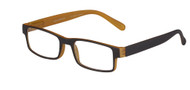 Designer Rectangular plastic reading glasses for men