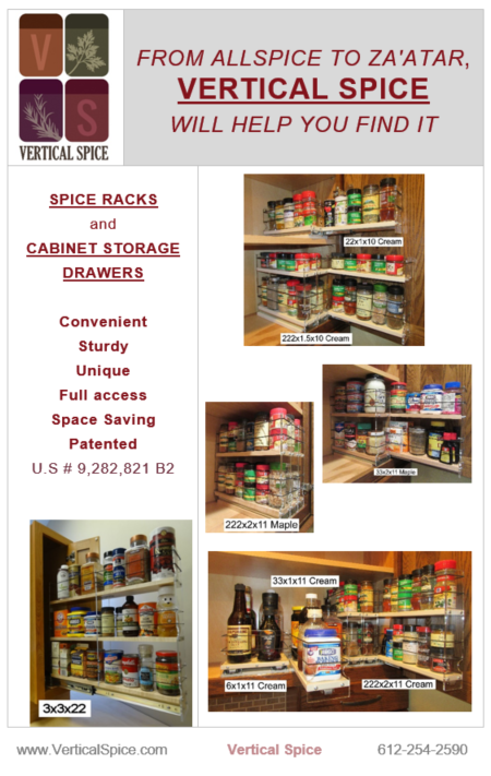 Vertical Spice Rack Catalog