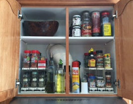 Over Microwave Cabinet Organizer