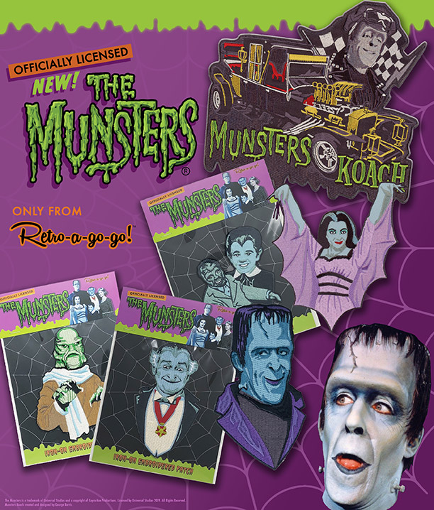 THE MUNSTERS have just arrived at Retroagogo! Cob s and All! Retro