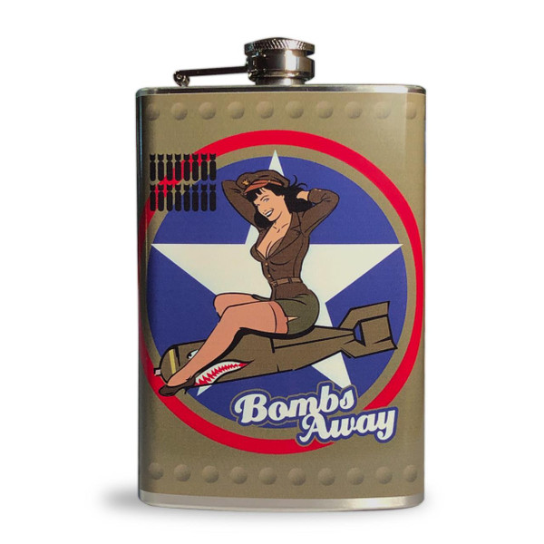 Bettie Page Bombs Away Flask* -