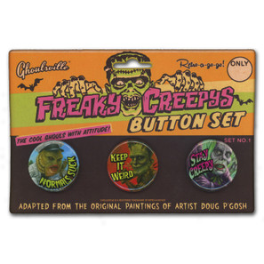 Freaky Creepys Button Set #1