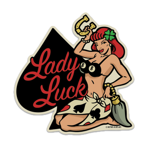 Lady Luck Vinyl Sticker