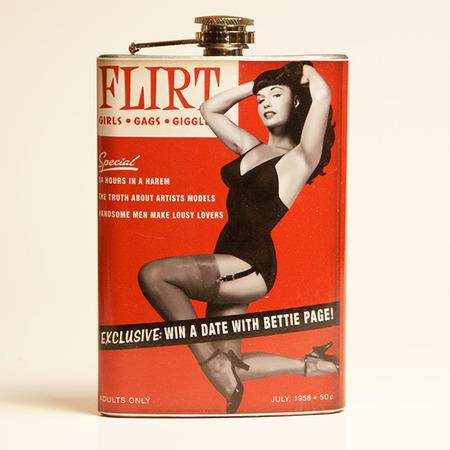 Bettie Page Flirt Flask-OUT OF STOCK -