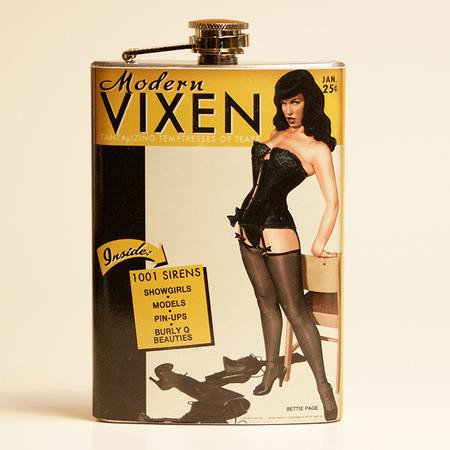 Bettie Page Modern Vixen Flask-OUT OF STOCK -
