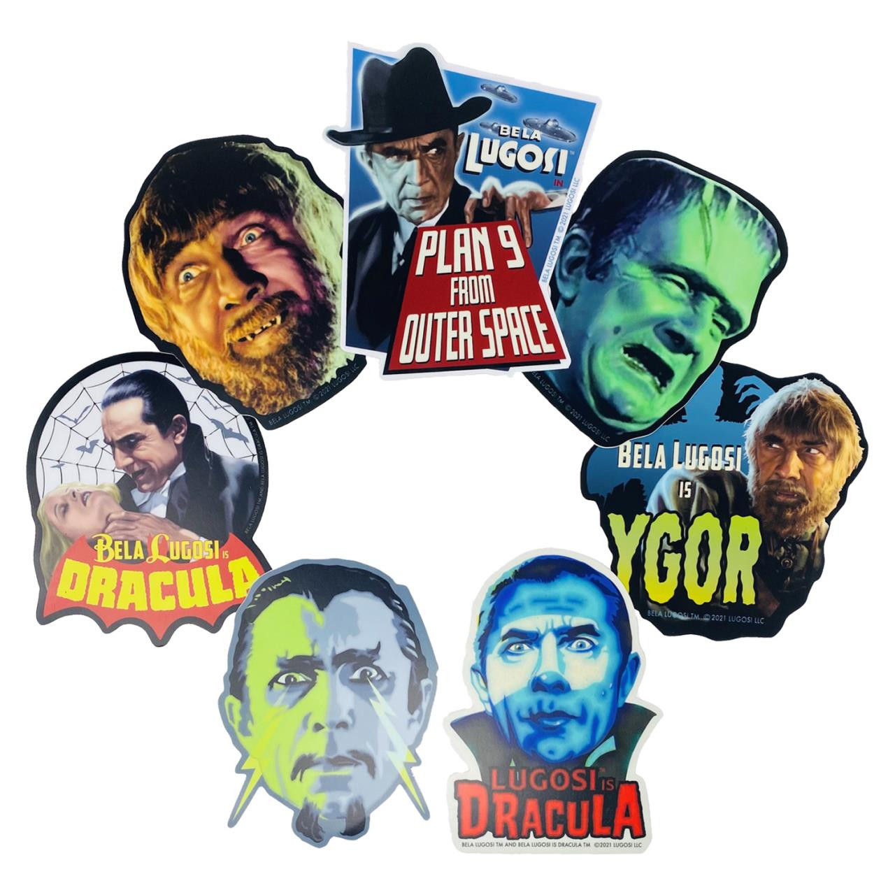 Bela Lugosi Vinyl Sticker Collection* -