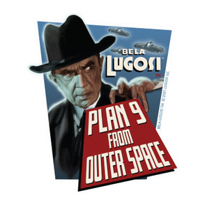 Bela Lugosi Plan 9 Vinyl Sticker