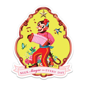 SugarLand Seek Magic Monkey Vinyl Sticker
