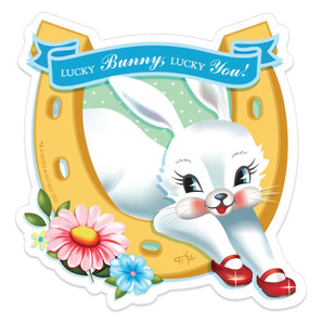 SugarLand Lucky Bunny Vinyl Sticker