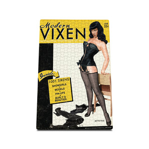 Bettie Page Modern Vixen 500 Piece Puzzle w/Stash Tin