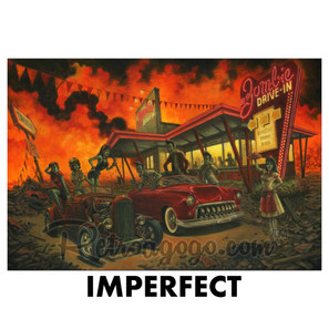 Imperfect P'gosh Saturday Night at the Drive-In Dead 20" x 30" Print