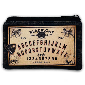 Black Cat Spirit Board Zipper Coin Pouch
