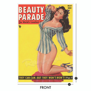 Limited Edition Beauty Parade Vintage Magazine Large Format Print