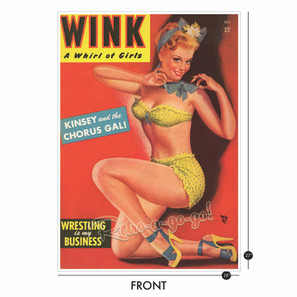 Limited Edition Wink Vintage Magazine Large Format Print