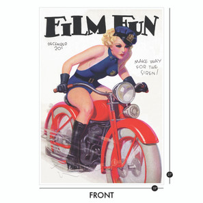 Limited Edition Film Fun "Cycle Girl" Large Format Print