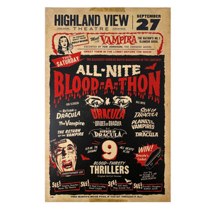 All Nite Blood-A-Thon Poster*