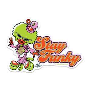 Stay Funky Vinyl Sticker*